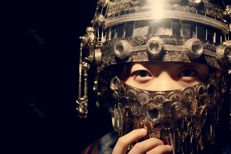 苗族女性穿戴银饰眼睛特写,高清,摄影图,摄影图片,图片大全,摄影图免费下载
